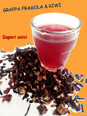 grappa fragola e kiwi